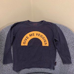 TINYCOTTONS 'Give Me Veggies' print long sleeve shirt - 4y